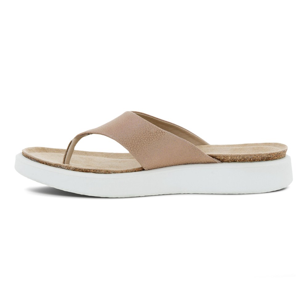 ECCO Womens Sandals Khaki - Corksphere Thong - CHD-204398